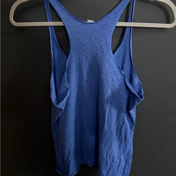 Next Level Apperal Babe Razorback Tank Top Blue Women's Size Small - Picture 4 of 7